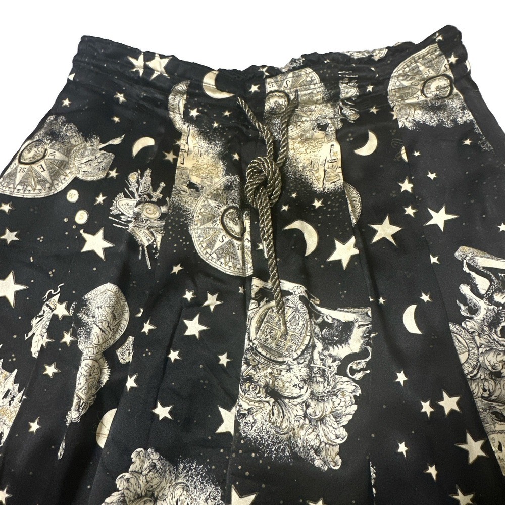 RARE VTG P.K. MUI  Weekends Couture! 80's -100% Silk Hong Kong Short Skirt  Sz 8